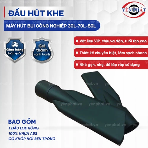 Đầu hút khe máy hút bụi công nghiệp 30L-70L-80L 2