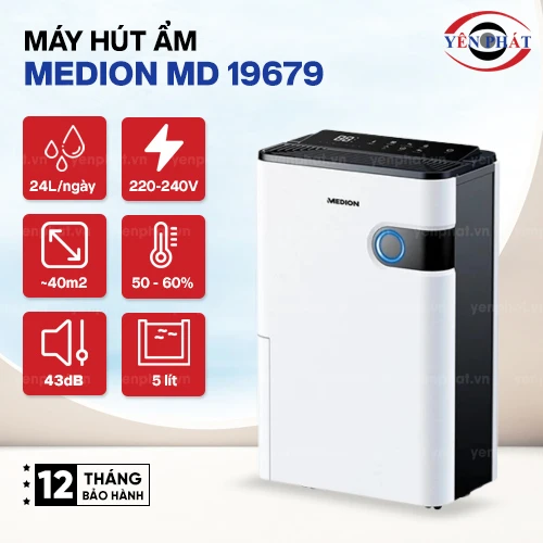 Máy hút ẩm không khí Medion MD 19679 2