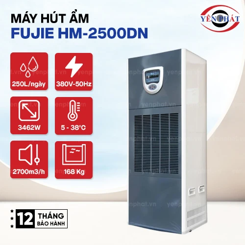 Máy Hút Ẩm Công Nghiệp FujiE HM-2500DN 2