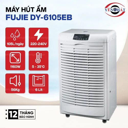 Máy hút ẩm FujiE DY-6105EB 2