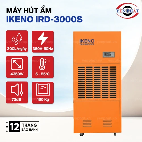 Máy hút ẩm IKENO IRD-3000S (Dòng chuyên sấy) 2