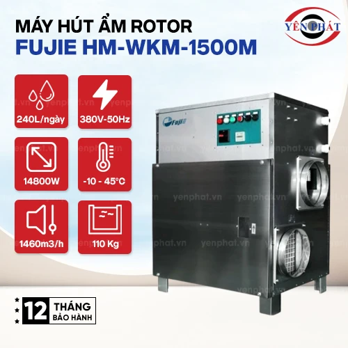 Máy Hút Ẩm Rotor FujiE HM-WKM-1500M 2