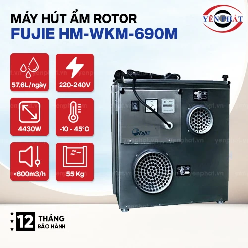 Máy Hút Ẩm Rotor FujiE HM-WKM-690M 2