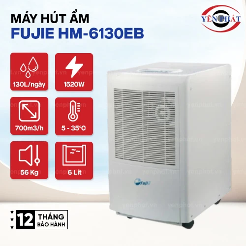 Máy hút ẩm công nghiệp FujiE HM-6130EB 2