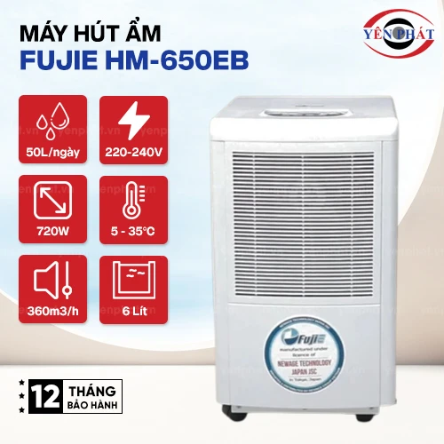 Máy hút ẩm công nghiệp FujiE HM-650EB 2