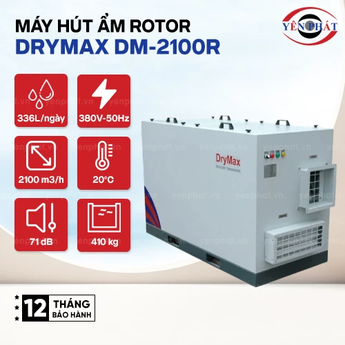 Máy hút ẩm rotor Drymax DM-2100R 2