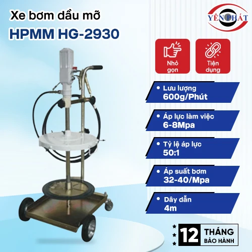 Xe bơm dầu mỡ HPMM HG-2930 2