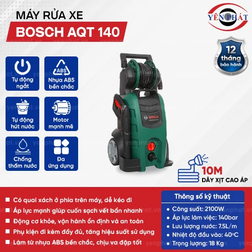 Máy rửa xe Bosch AQT 140 2