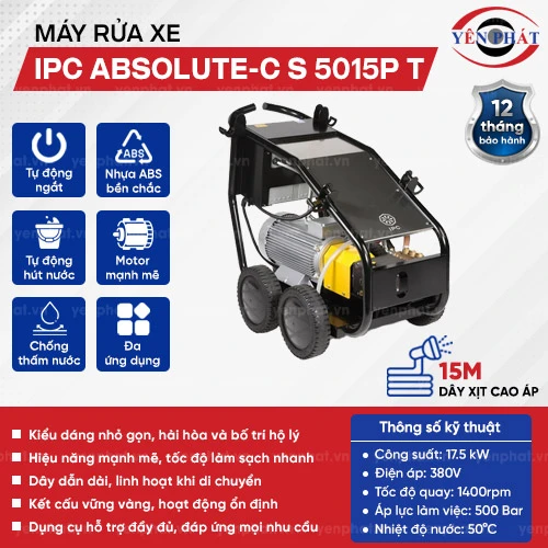 Máy rửa xe nước lạnh IPC ABSOLUTE-C S 5015P T 2