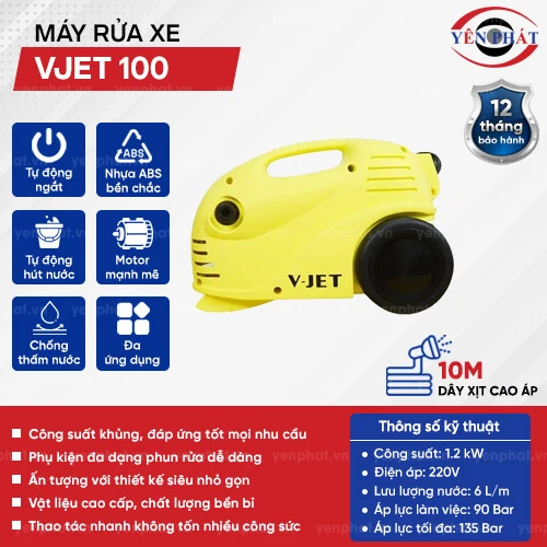Máy Rửa Xe Vjet 100 2
