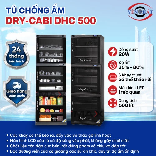 Tủ chống ẩm Dry-Cabi DHC 500 2