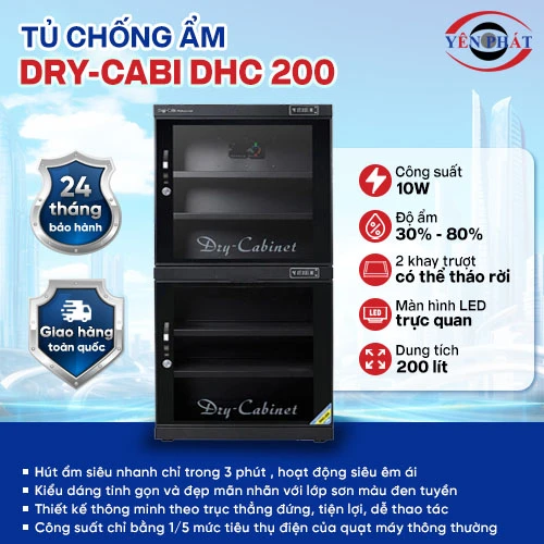 Tủ chống ẩm Dry-Cabi DHC 200 2