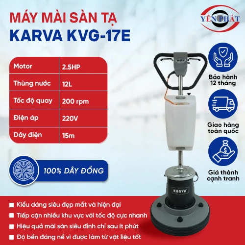 Máy mài sàn công nghiệp Karva KVG-17E 2