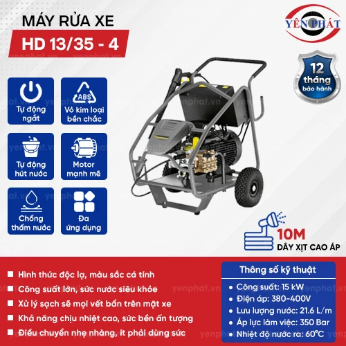 Máy phun rửa xe áp lực cao HD 13/35 - 4 2