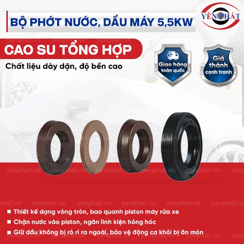 Bộ phớt nước, phớt dầu máy 5,5kW 2