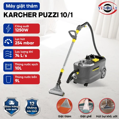 Máy giặt thảm Karcher Puzzi 10/1 2