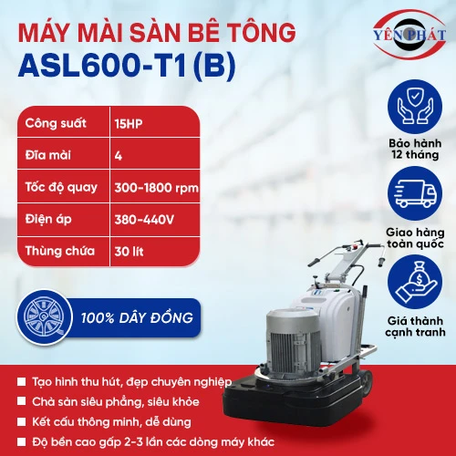 Máy mài sàn bê tông ASL600-T1 (B) 2