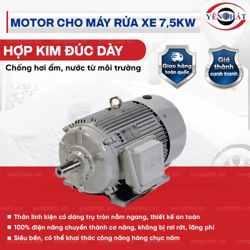 Motor cho máy rửa xe 7,5kW 2