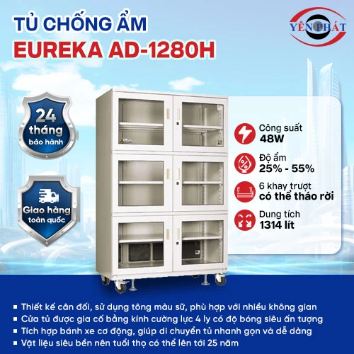 Tủ bảo quản máy ảnh Eureka AD-1280H 2