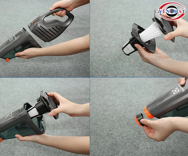 Lắp máy hút bụi 21V