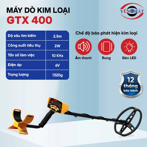 Máy dò kim loại GTX 400 2