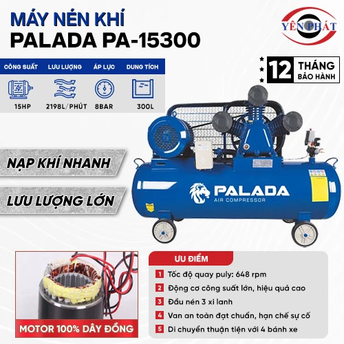 Máy nén không khí Palada PA-15300 2
