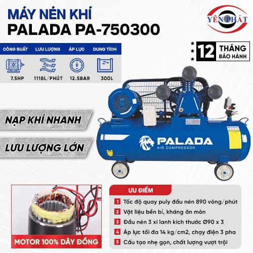 Máy nén khí Palada PA-750300 2