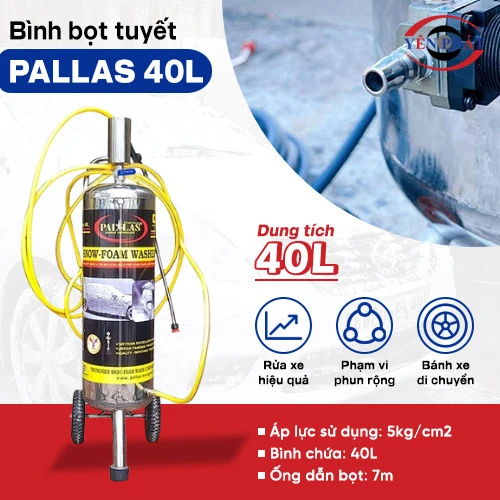 Bình bọt tuyết pallas 40l 2