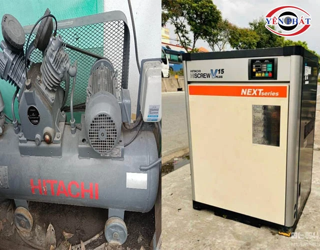 Máy nén khí Hitachi Nhật bãi