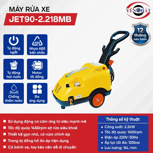 Máy rửa xe ô tô JET90-2.218MB 2