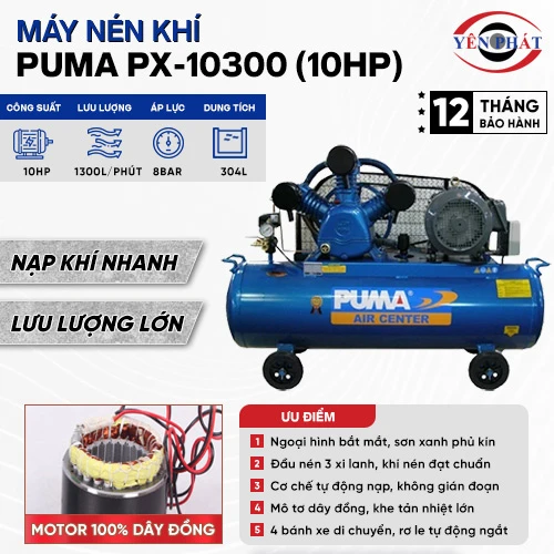 Máy nén khí PUMA PX-10300 (10HP) 2
