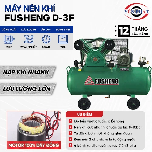 Máy nén khí Fusheng D-3F 2