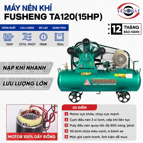 Máy nén khí Fusheng TA120(15HP) 2