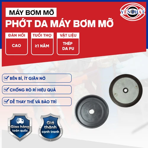 Phớt da máy bơm mỡ 2