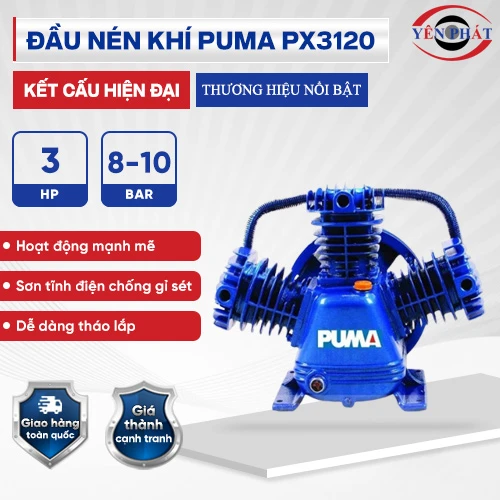 Đầu nén khí Puma PX3120 (3HP) 2