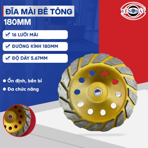 Đĩa mài phá bê tông 180mm 2