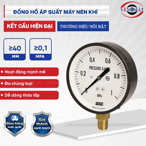 Đồng hồ áp suất máy nén khí 2