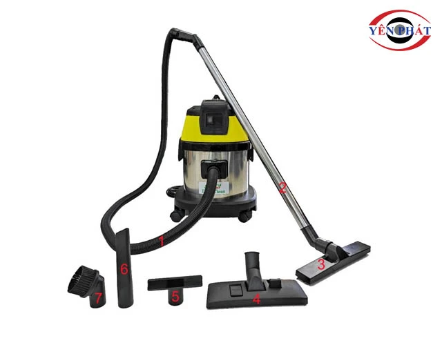 máy hút bụi công nghiệp Davi Clean full phụ kiện