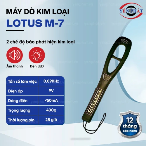 Máy dò kim loại cầm tay Lotus M-7 2