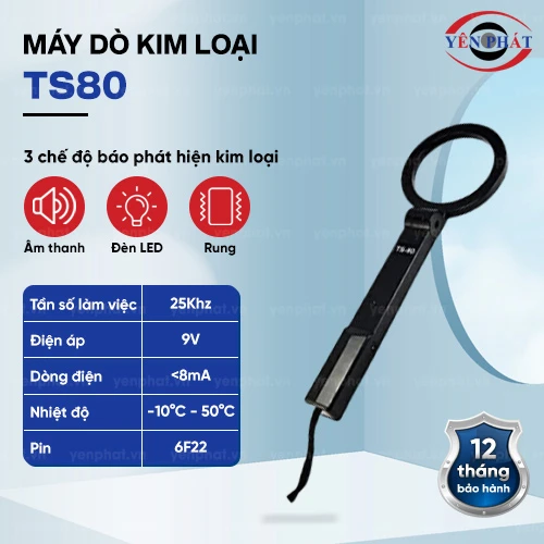 Máy dò kim loại cầm tay TS80 2