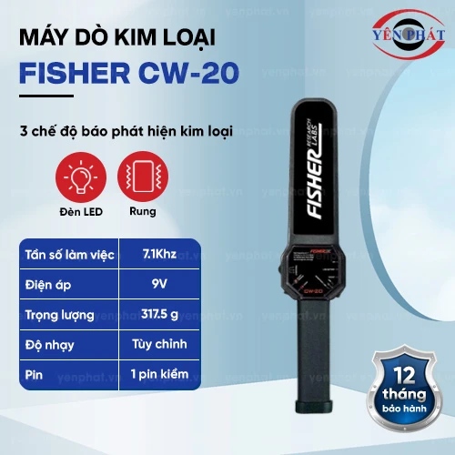Máy rà kim loại Fisher CW-20 2