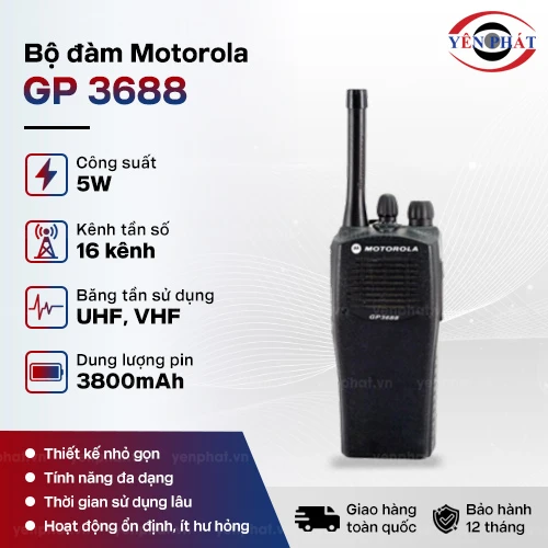 Bộ đàm Motorola GP 3688 2