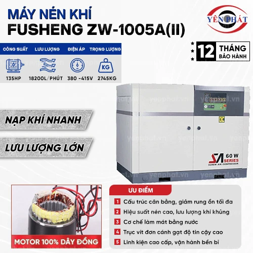 Máy nén khí Fusheng ZW-1005A(II) 2