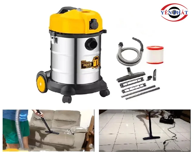 Hút khô, hút ướt, thổi bụi đều đạt hiệu quả cao