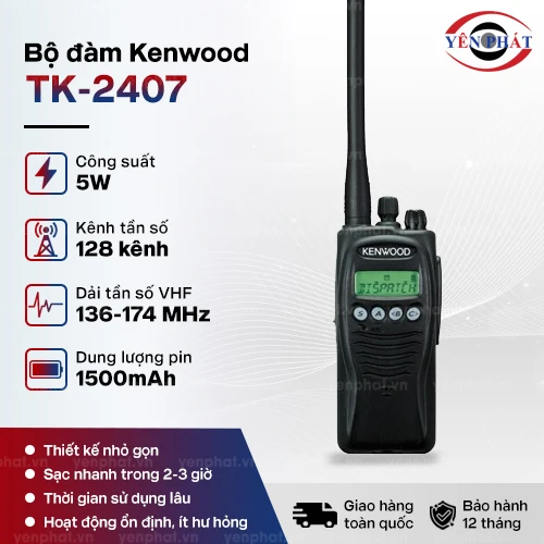 Bộ đàm Kenwood TK-2407 2