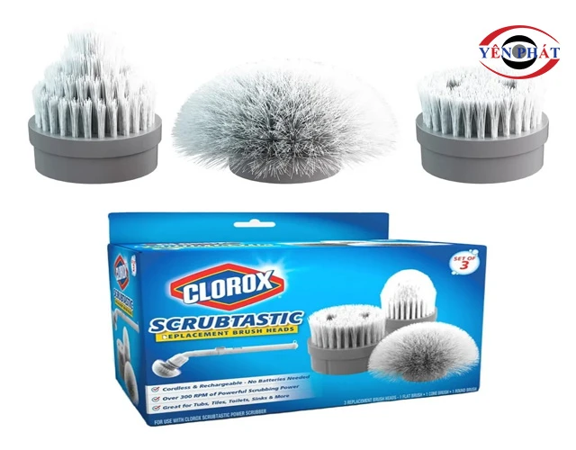 Bộ 3 đầu bàn chải đa nhiệm, thay đổi theo từng bề mặt