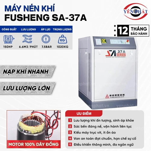 Máy nén khí trục vít Fusheng SA-37A 2