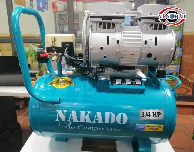 Máy nén khí Nakado không dầu 24 lít