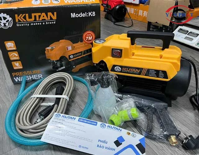 Máy xịt rửa xe Kutan K8