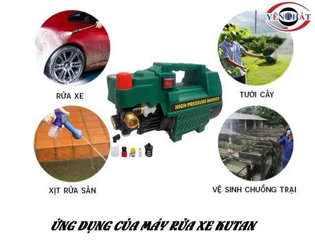 Máy rửa xe Kutan phục vụ cho công việc gì?